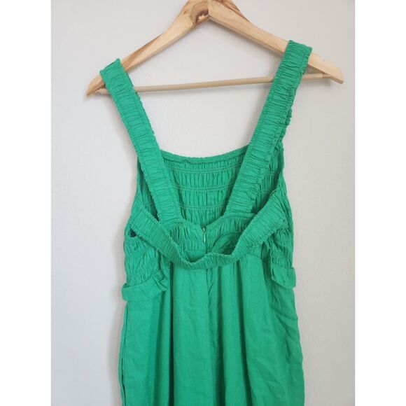 Anthropologie If By Sea Smocked Square-Neck Jumpsuit | Size S - Picture 8 of 10